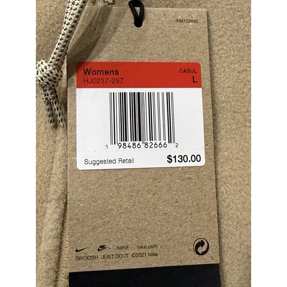 Nike ACG Wolf Tree Half Zip Fleece Top Parachute Beige HJ0237-297 Womens L